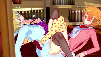 Preview 1 of Hand Juicy - Hentai Lesbian sex between a doctor and a student
