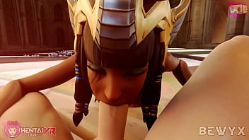 Preview 3 of Blonde Hunk Strip Quiz - Pharahs Blowjob