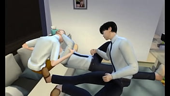 Preview 2 of 18over Xxx - Gay student threesome | sims 4