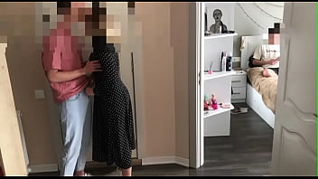 Preview 1 of Pumping Fat Gu - Risky sex. The Italian woman brought her lover home and fucked him when her husband was at home
