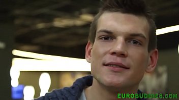 Preview 1 of Anal Black Pantyhose Anal Granny - European jock gets his dick sucked