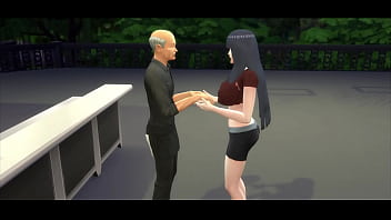 Preview 4 of Female Body Water Spray - Naruto Hentai Episodio 101 Hacen una fiesta en la hoguera luego hinata fue hablar con el cantinero y se lo termina follando como toda una buena puta le gusta que le acabe todo adentro