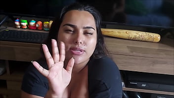 Preview 4 of Orgasm Hairy Small Tits - Amo esse creme de pele totalmente natural