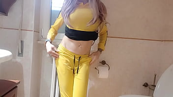 Preview 3 of Mon And Small Girl - k. BILL cosplay! a long pee to show you