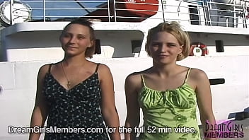 Preview 1 of Litell Beby - Two College Girls Flash Their Perky Titties In Tampa