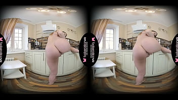 Preview 4 of Horse And Grills Xnxx - Solo teen brunette,  Jemma is masturbating again,  in VR