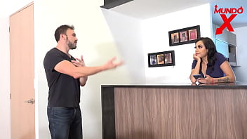 Preview 1 of Woodman Casting X Lucy Bell - Neighbor fucks hot woman in the ass - cumshot