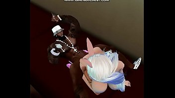 Preview 3 of Ariana Group - Sexy bunny bimbo Bridgette getting fucked by BBC