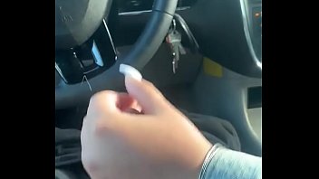 Preview 3 of Hot Models Striptease - Car Handjob With HUGE Cumshot!