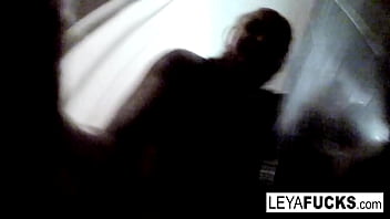 Preview 2 of Xxx Vibrant - Leya Falcon takes a camera with her into the shower