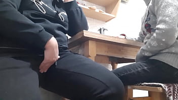 Preview 2 of School Sir Xnxx - We wanted sex so badly that we started fucking with our clothes on - Girls fly orgasm