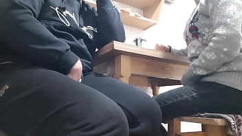 Preview 1 of School Sir Xnxx - We wanted sex so badly that we started fucking with our clothes on - Girls fly orgasm