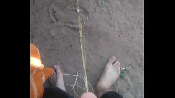 Preview 3 of Messege Video - Taking a piss out side so my neighbors can see