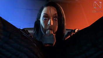 Preview 4 of 16 Huneys Moovi Fuk Hrd - Trilla Suduri sucking off Darth Vader (Star Wars parody by Niisath)