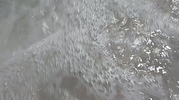 Preview 2 of Fonesex Sambil Ngocok - Rubbing and playing with myself in the jet tub