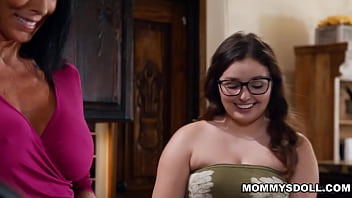 Preview 1 of Used As Animal - Reagan Foxx disciplin her stepdaughter Leana Lovings but ends up into a hot lesbian fuck sesh