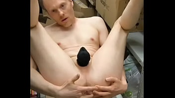 Preview 4 of Ariana Mares - LanaTuls aka Sergay Fag - Moscow Whore &amp_ Slut Ass Play and Ready For Anon Gay Sex in Warehouse. Хочешь меня выебать - пиши в тг LanaTulsWhore