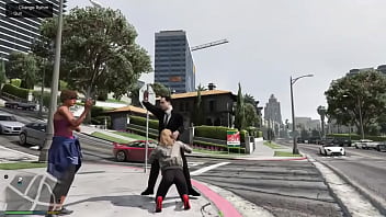 Preview 3 of Lilli Roma - Me follo a peatonas en plena calle (GTA 5)