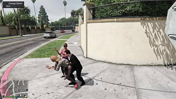 Preview 4 of Lilli Roma - Me follo a peatonas en plena calle (GTA 5)