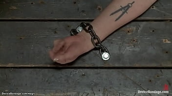 Preview 3 of Strong Mature Bbc - Waxed and chained lesbian pussy vibed