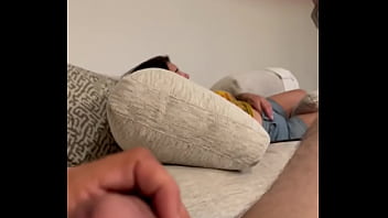 Preview 1 of Porny Lesbia - Flashing this Argentinian teen at her house