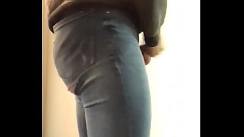 Preview 4 of Glasses Blonde Fat Ssbbw - Jerking in jeans part 2