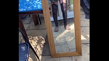 Preview 1 of Dog And Men Bulu Xxxvedio - Love wearing stockings suspenders