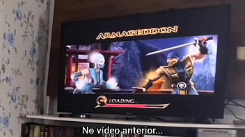 Preview 1 of Joseline Kelly Enjoy Pizza Boy - Apostando o Cu No Video Game e o Puto Saiu Daqui Vazando Leite - Parte 2 - Tava em casa cheio de tes&atilde_o e meu amigo meu aqui jogar,  mas meu pau n&atilde_o abaixava