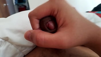 Preview 3 of World Wild Sex - Cumming,  jacking off my uncircumcised cock,  closeup. October 12,  2024.