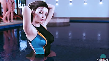 Preview 4 of Cum On Strangers Pussy - A.O.A. Academy #21 - Going to the pool with the hotties