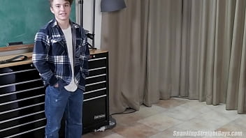 Preview 4 of 3 Xxx Video 88 - Cute Teen Twink Gets Spanked on Camera for the First Time