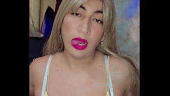 Preview 1 of Doppio Creampie - Rica leche transexual mona