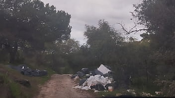 Preview 1 of Japanese Neighbour Fuck Forcely - Guy of car spills a lot of milk on a trail near the sea