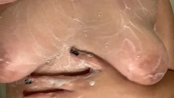 Preview 4 of Riding Cougar - I Spy My step Cousin In The Shower And In The End Let Me Touch Her