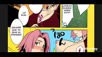 Preview 2 of Www X Indian Video Com - Sakura le hace tremenda paja a naruto cuando estaba en cama descansando