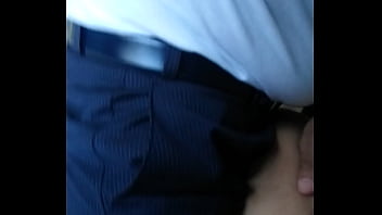 Preview 2 of Boobs Feeding And Pressing - Jefe cojiendo en la oficina