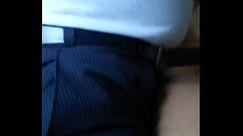 Preview 4 of Boobs Feeding And Pressing - Jefe cojiendo en la oficina