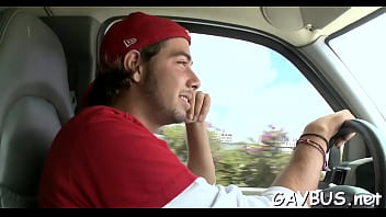 Preview 2 of Old Threesome Redhead - Wild wang riding inside a car