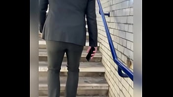 Preview 3 of Teen Fucks Huge Cock - Shiny suit