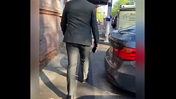 Preview 1 of Teen Fucks Huge Cock - Shiny suit