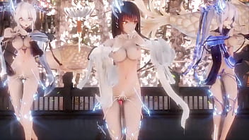 Preview 4 of Mila Marx Babe - MMD R18 K a n g Xi &amp_ H a K u