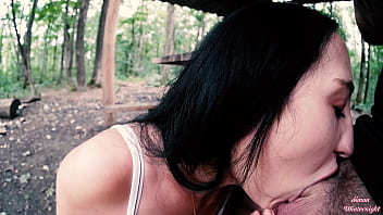 Preview 2 of Big Nipolese Gril - Risky Outdoor Sloppy Toppy