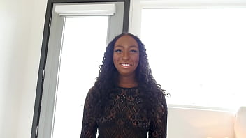 Preview 1 of Saniliuny Sax - KOKOHONTAS Ebony Black Girl Big White Dick POV Blowjob and Cum Load Swallow