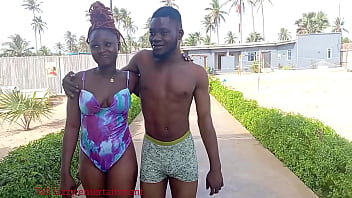Preview 1 of Indonesia Climaks - Newly wedded couple went out to swim in their honey moon