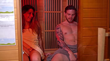 Preview 1 of Duf Irani - Hairy Pussy Slut Chloe Kreams Gets Fucked Hard by Steve Rickz Big Cock in the Sauna