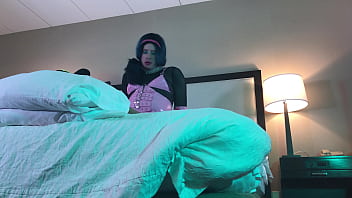 Preview 3 of Adik Rogol Mom - TS in Chastity Fucked Cowgirl Raw