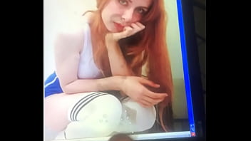 Preview 4 of Strips In The Tv Show - Cum tribute 2 for Natalyred20