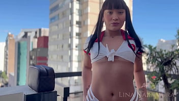Preview 1 of Dounwload Xxx Japan - Enfermeira ASI&Aacute_TICA chupando pau e fazendo contagem regressiva at&eacute_ ganhar leitinho na cara ! Goze junto -