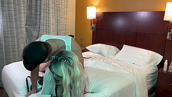 Preview 4 of Brazzers Videos Best - Criminal Dominates and Fucks Hot Blonde Trans Babe