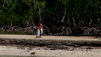 Preview 1 of Big Ass Jav Mom - Sexy redhead girl fucked at the beach by the sea
